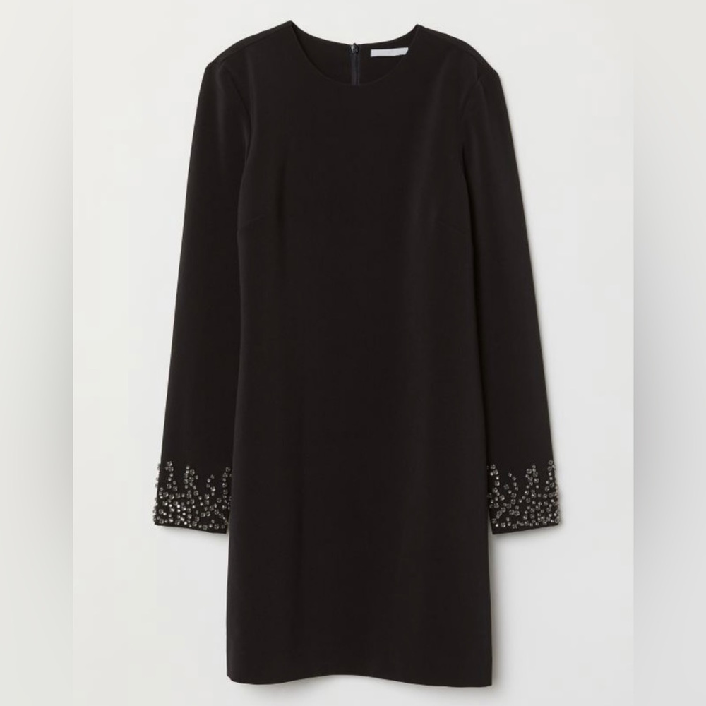 H&M Black dress with sparkly stones